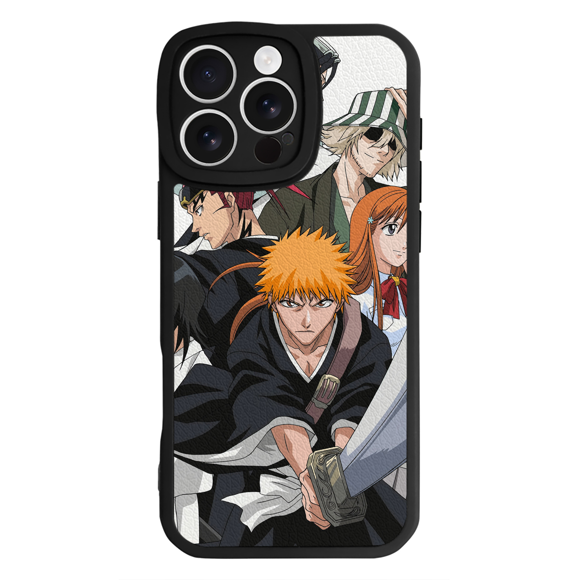 （画像用） ブリーチ BLEACH 【iPhone 16シリーズ対応】シリコンスマホケース（レザー調） 材質：シリコン